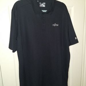 Under Armour Loose Heatgear Polo Shirt Men's sz XL